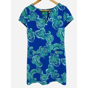 Lilly Pulitzer Layton‎ Don't Be Koi She Got Sole Shift Dress Size Medium